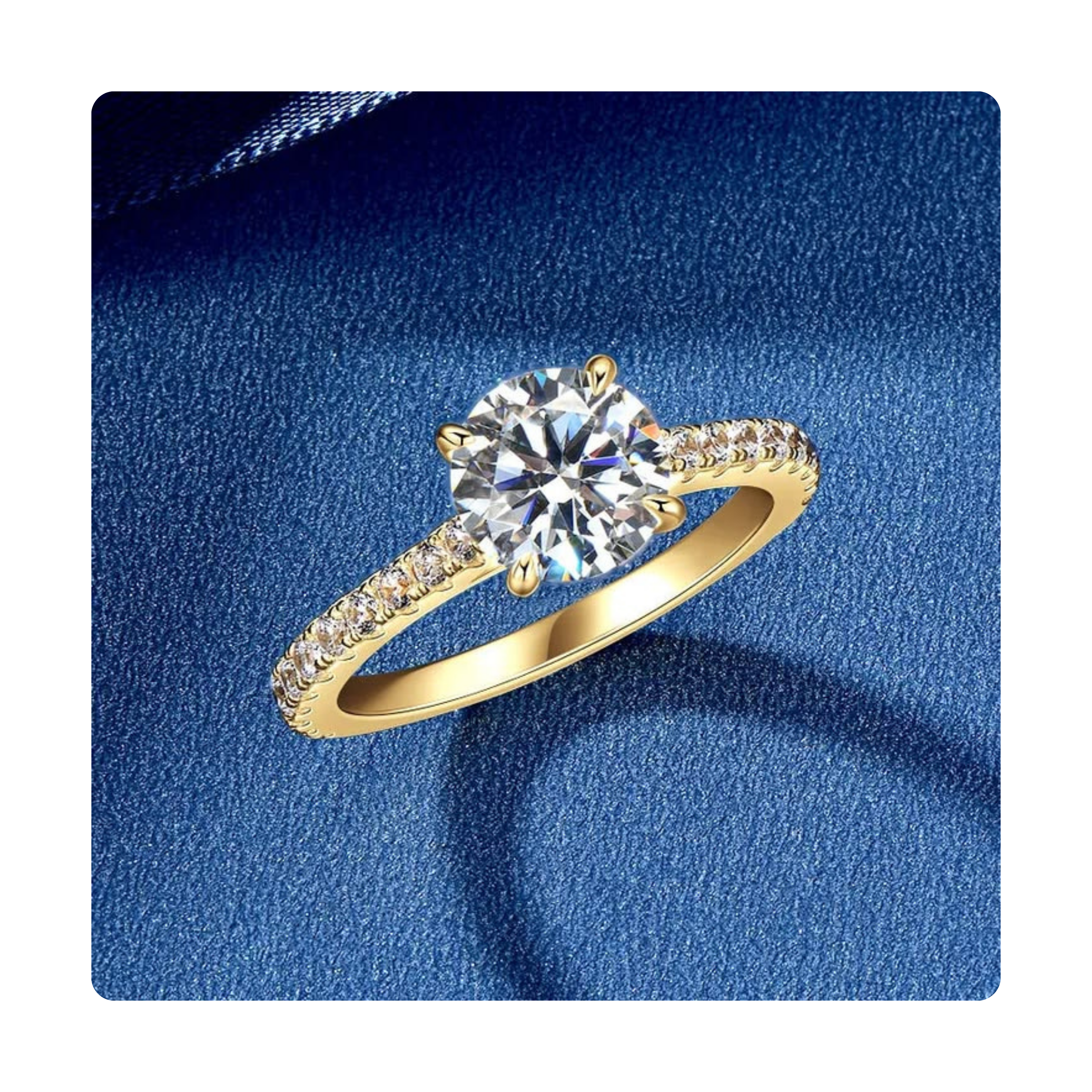 Solitaire-Moissanite