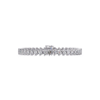 Luxury Emerald Cut Tennis Bracelet