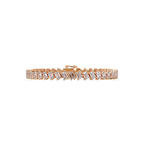 Luxury Emerald Cut Tennis Bracelet