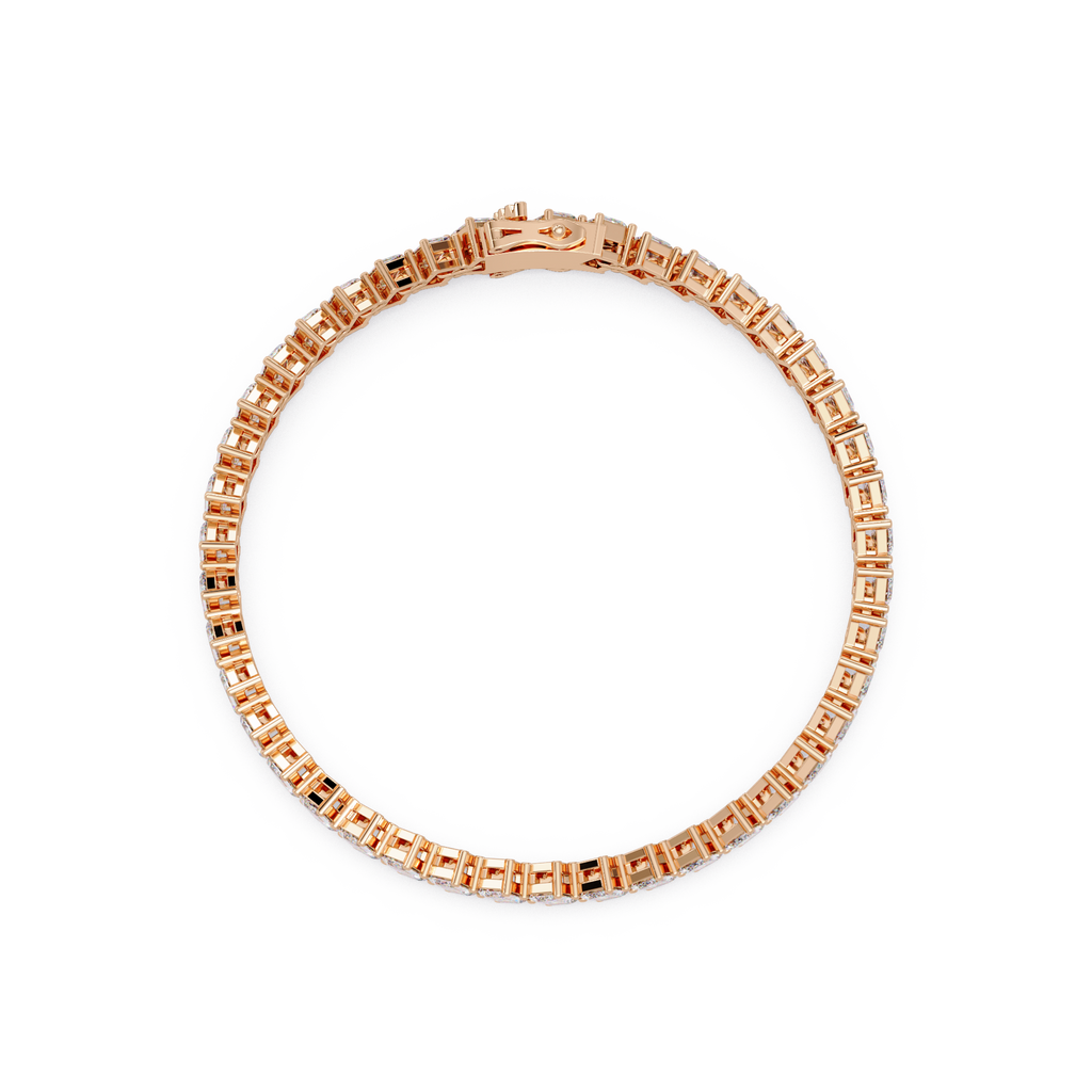 Luxury Emerald Cut Tennis Bracelet
