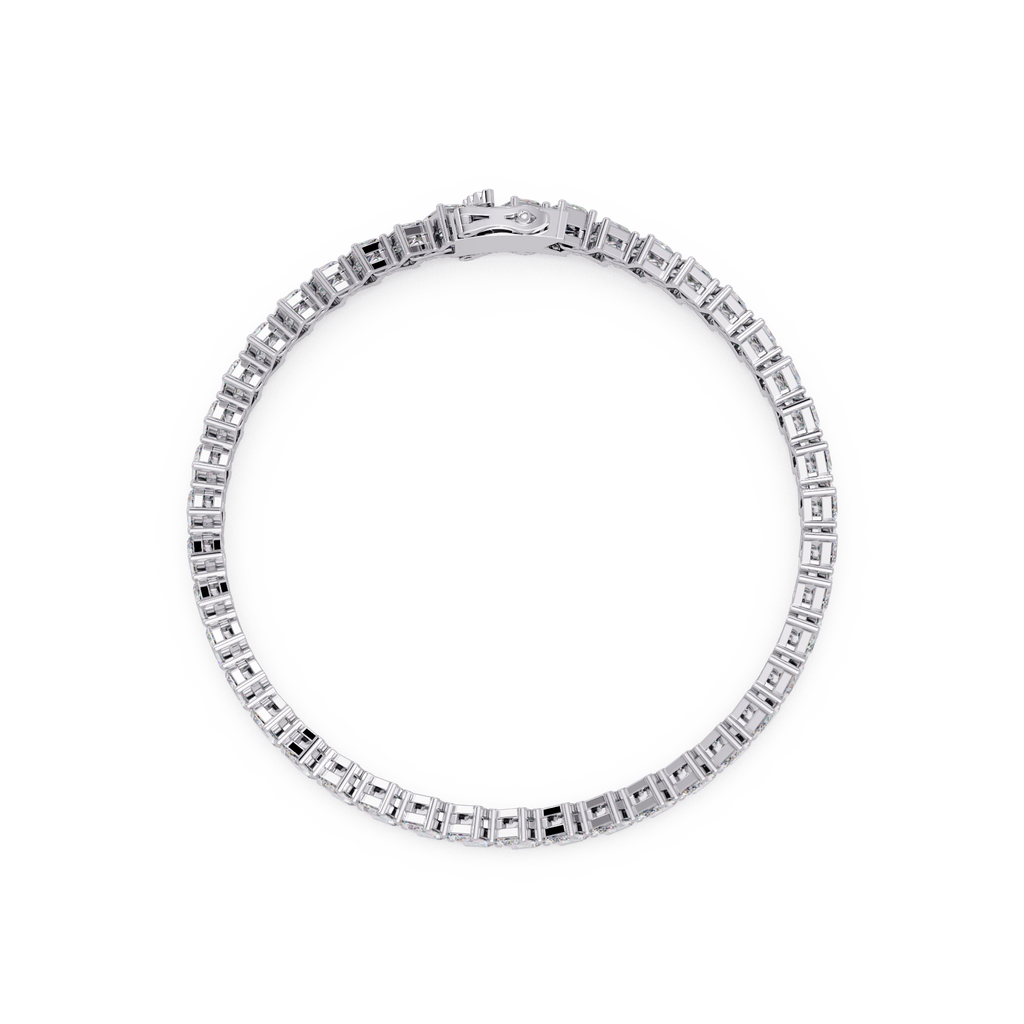 Luxury Emerald Cut Tennis Bracelet
