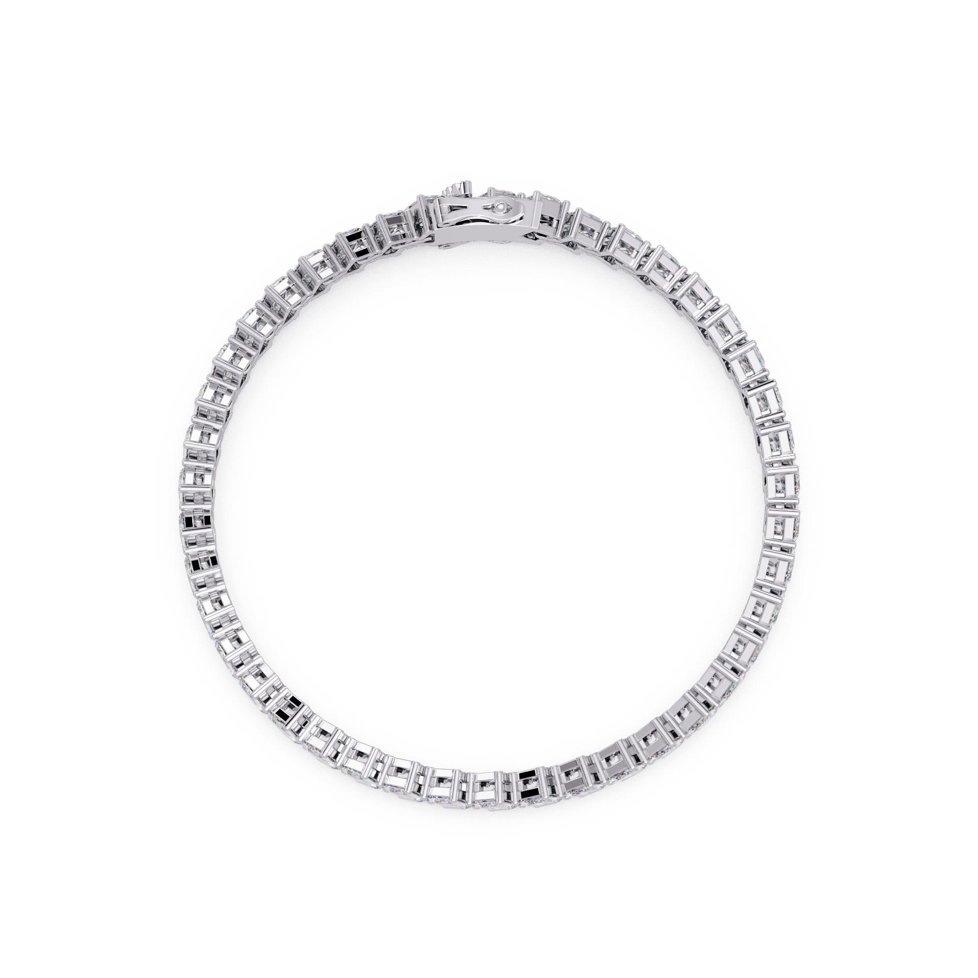 Luxury Emerald Cut Tennis Bracelet