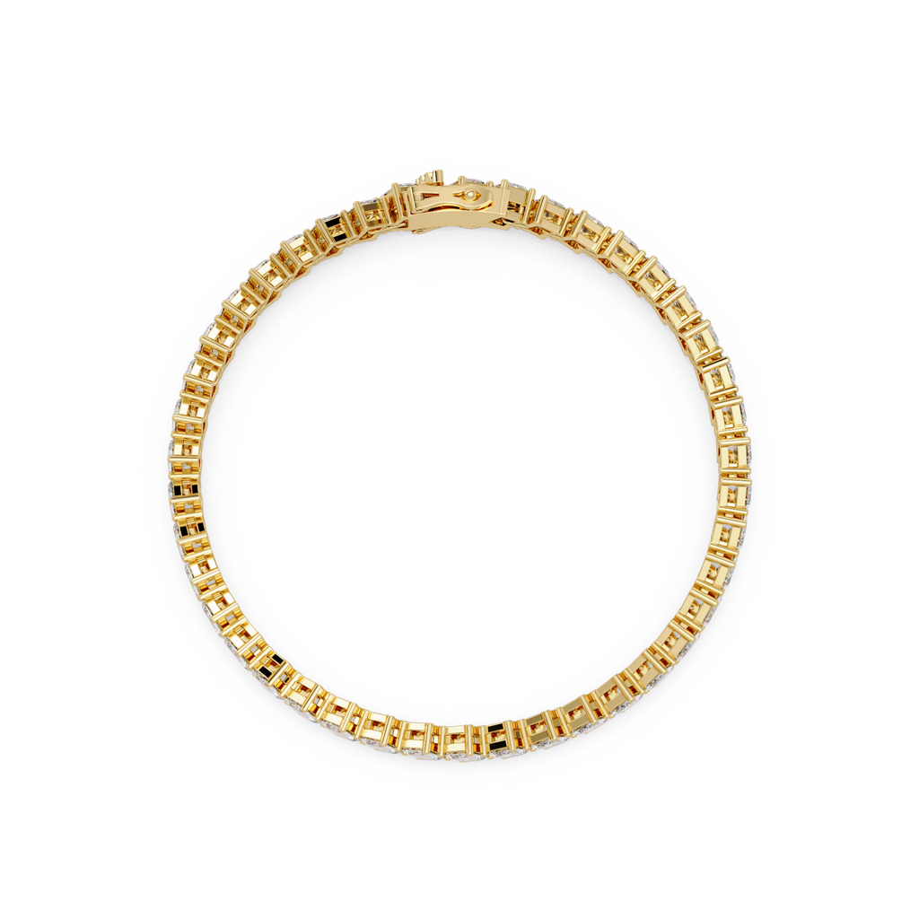 Luxury Emerald Cut Tennis Bracelet