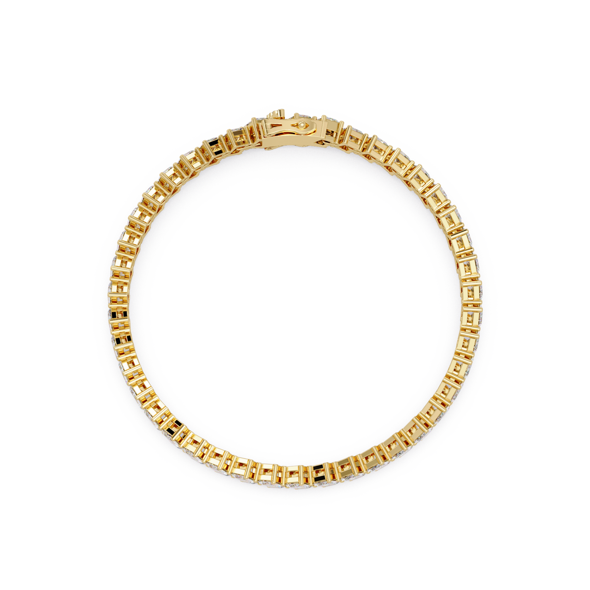 Luxury Emerald Cut Tennis Bracelet
