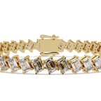 Luxury Emerald Cut Tennis Bracelet