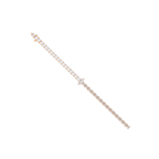 Luxury Two-Tone Tennis Bracelet with Marquise Center Stone