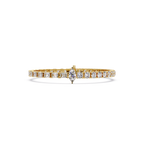 Luxury Two-Tone Tennis Bracelet with Marquise Center Stone