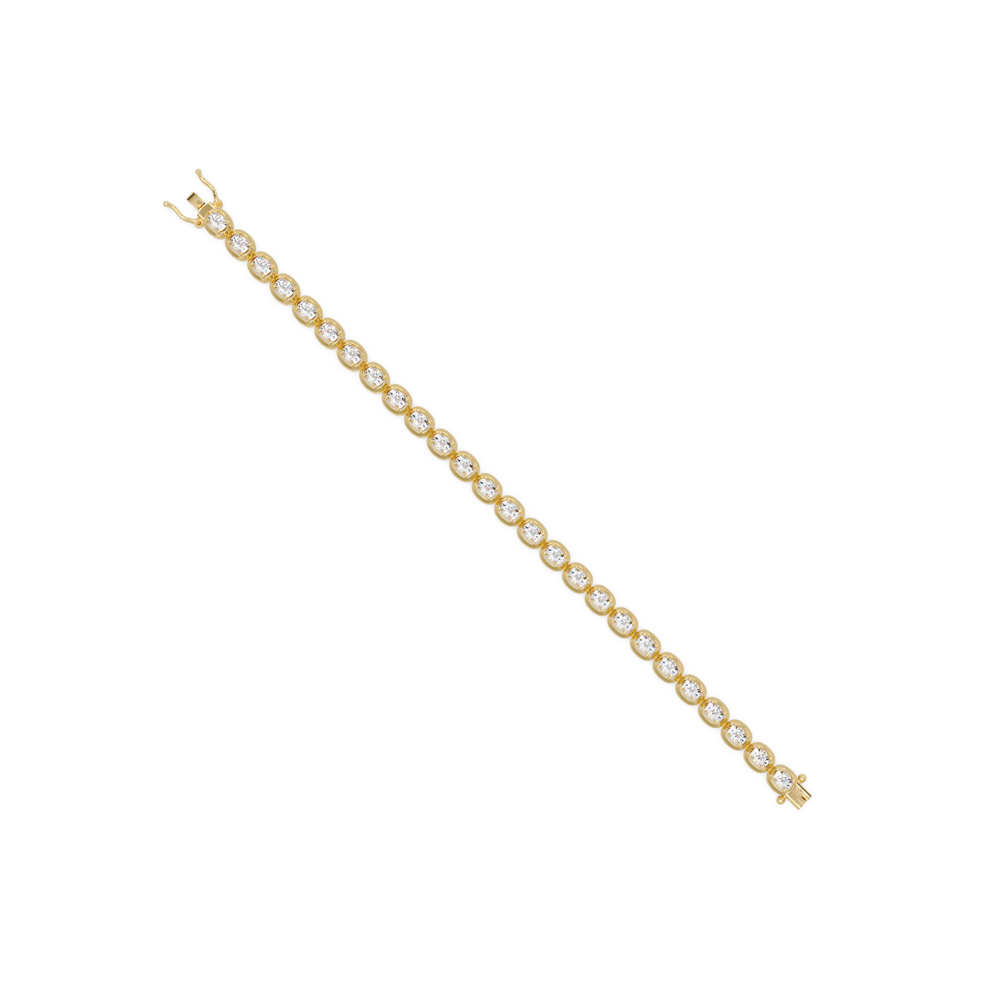 Luxury Oval Cut Diamond Tennis Bracelet