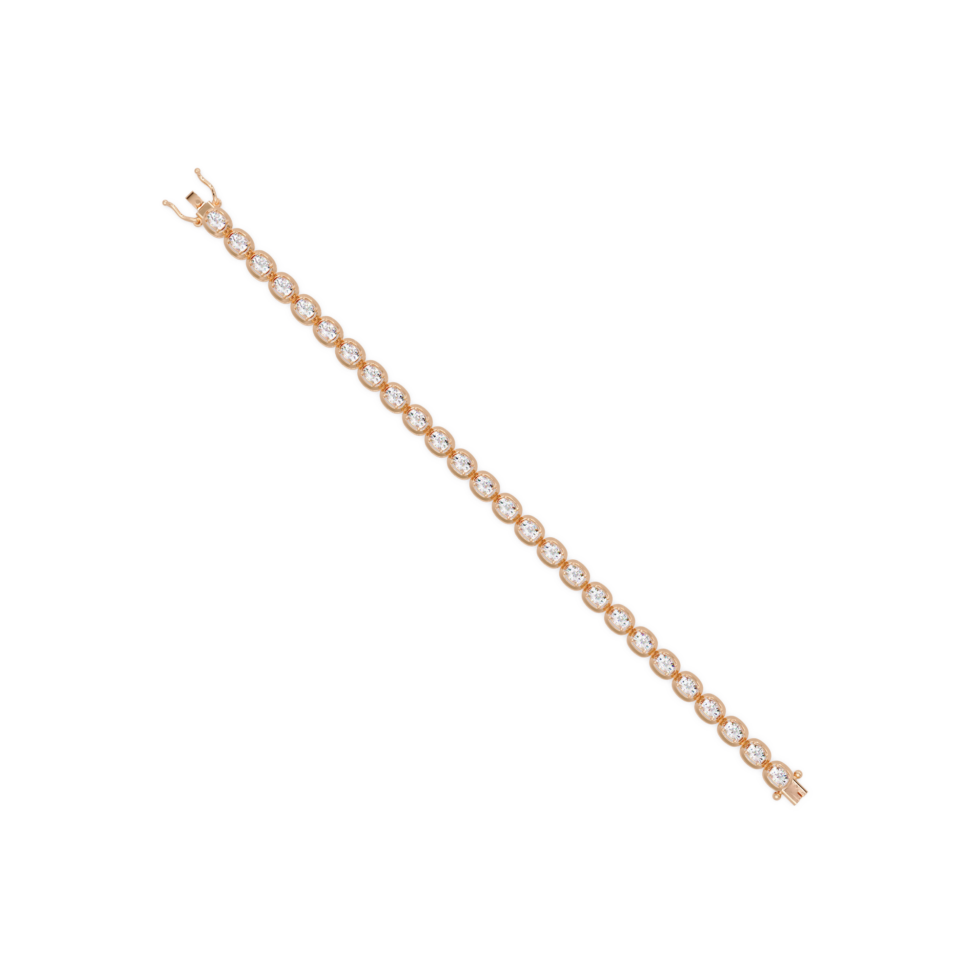 Luxury Oval Cut Diamond Tennis Bracelet