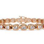 Luxury Oval Cut Diamond Tennis Bracelet