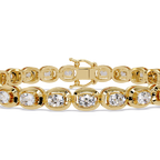 Luxury Oval Cut Diamond Tennis Bracelet