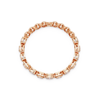 Luxury Oval & Cushion Halo Diamond Tennis Bracelet