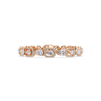 Luxury Pear & Hexagon Halo Diamond Tennis Bracelet