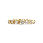 Luxury Pear & Hexagon Halo Diamond Tennis Bracelet