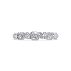 Luxury Pear & Hexagon Halo Diamond Tennis Bracelet