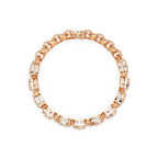 Luxury Pear & Hexagon Halo Diamond Tennis Bracelet