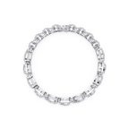Luxury Pear & Hexagon Halo Diamond Tennis Bracelet