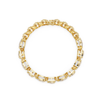 Luxury Pear & Hexagon Halo Diamond Tennis Bracelet