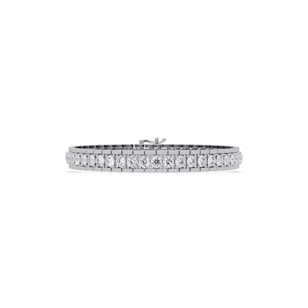 Classic Round Diamond Tennis Bracelet