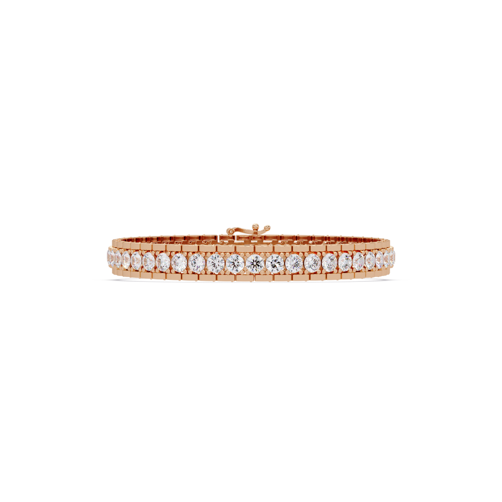 Classic Round Diamond Tennis Bracelet