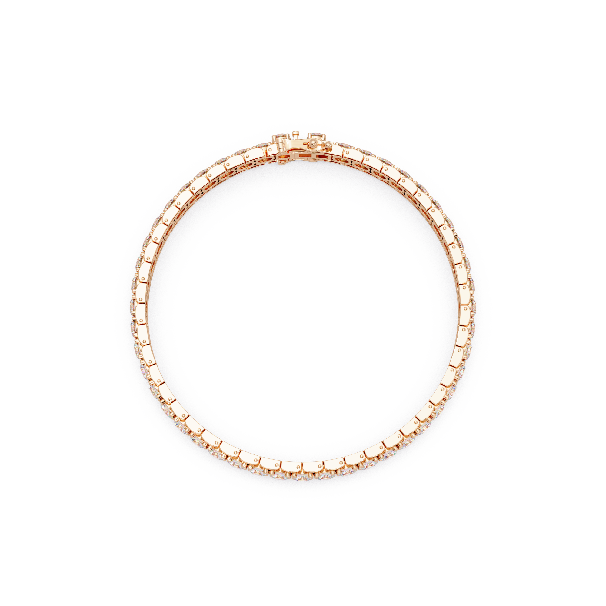 Classic Round Diamond Tennis Bracelet