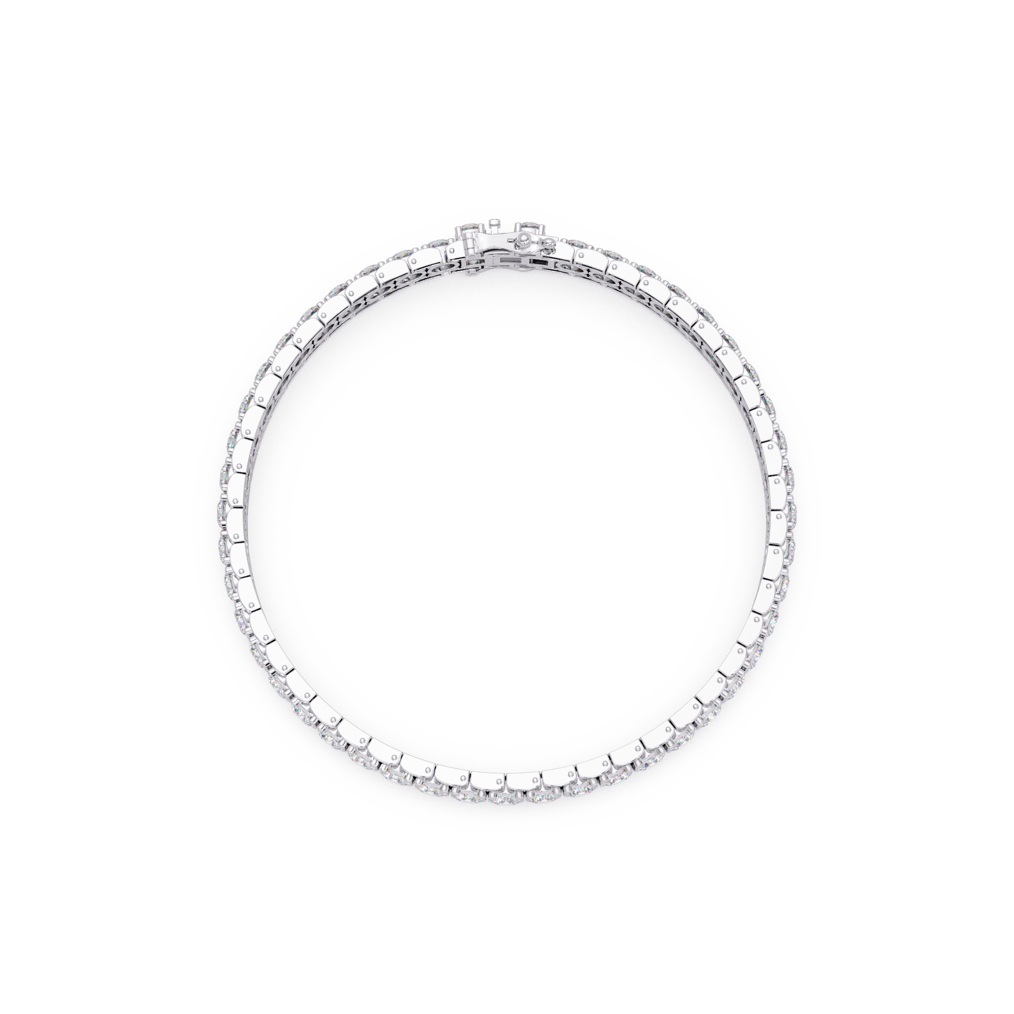 Classic Round Diamond Tennis Bracelet