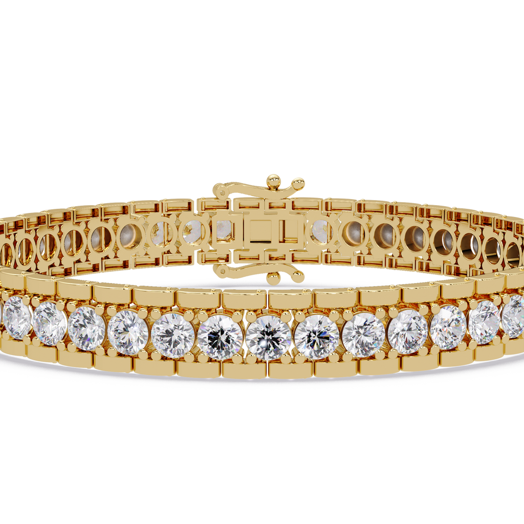 Classic Round Diamond Tennis Bracelet