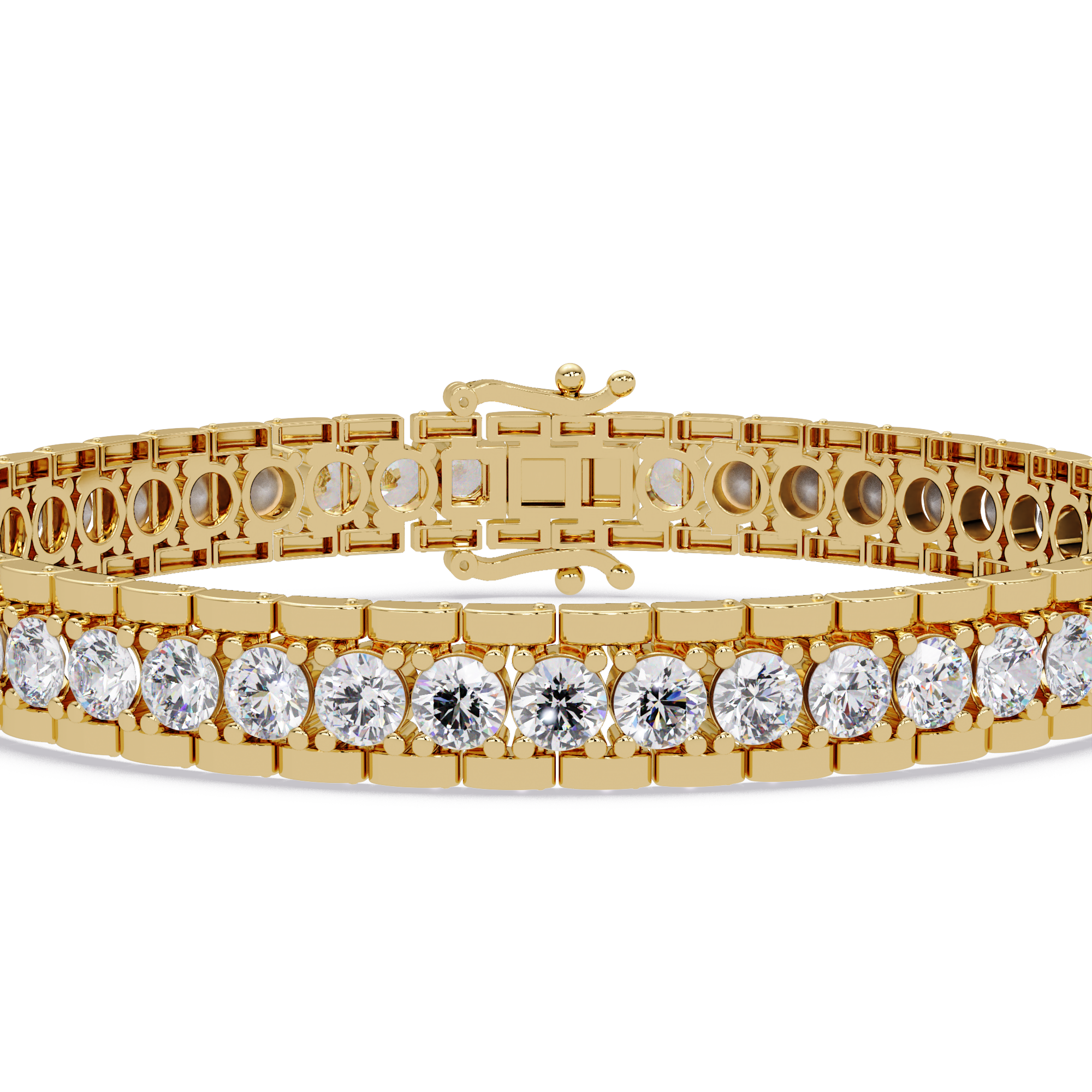 Classic Round Diamond Tennis Bracelet