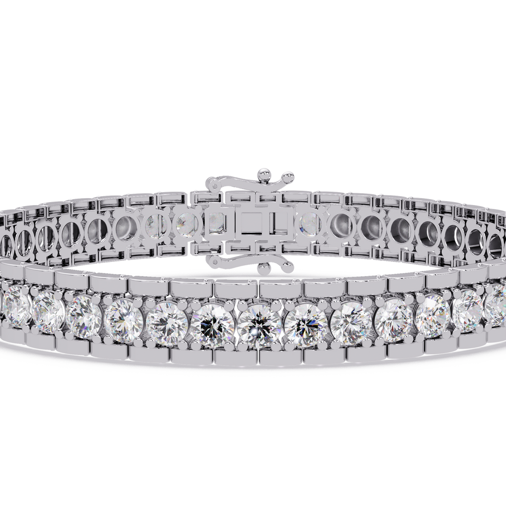 Classic Round Diamond Tennis Bracelet