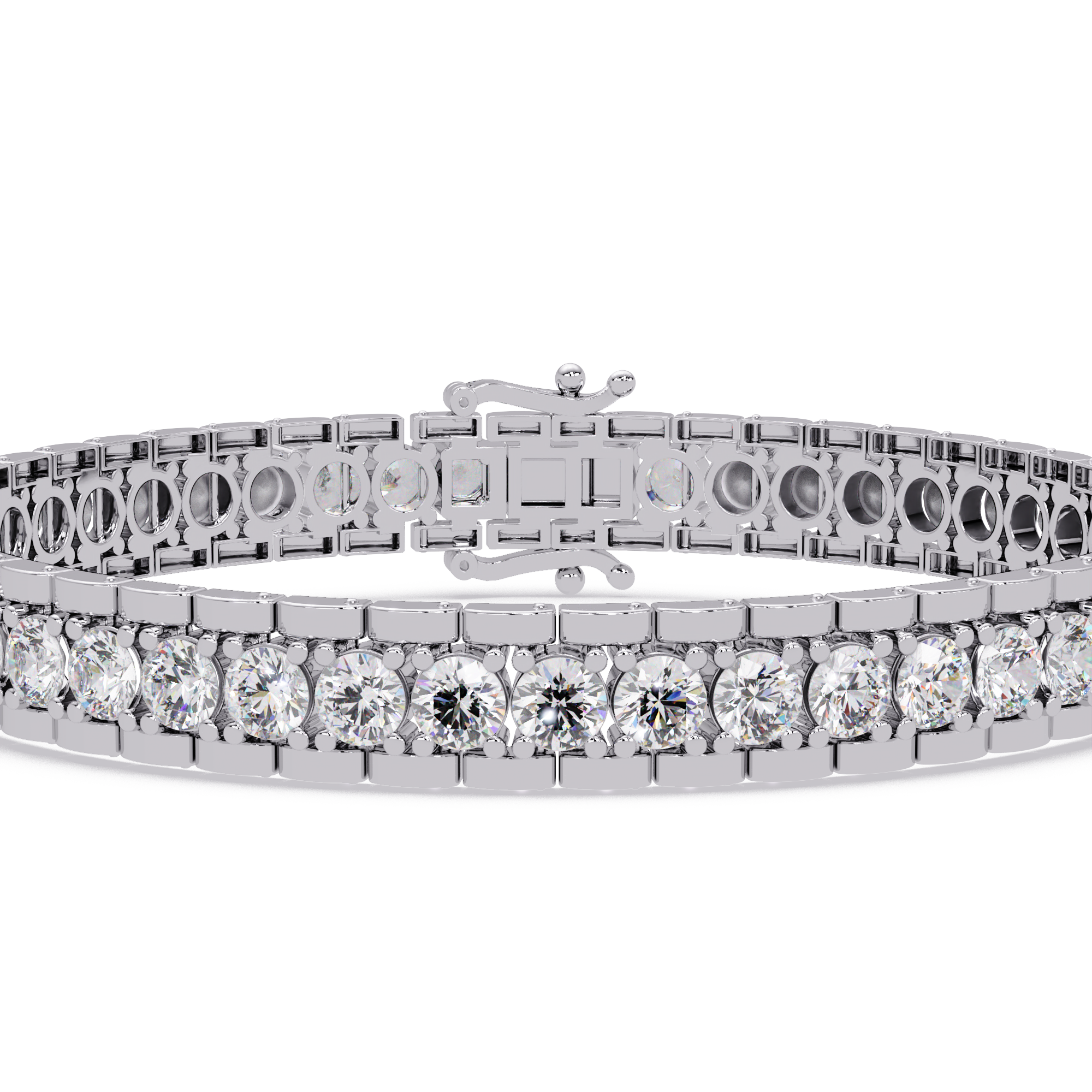 Classic Round Diamond Tennis Bracelet