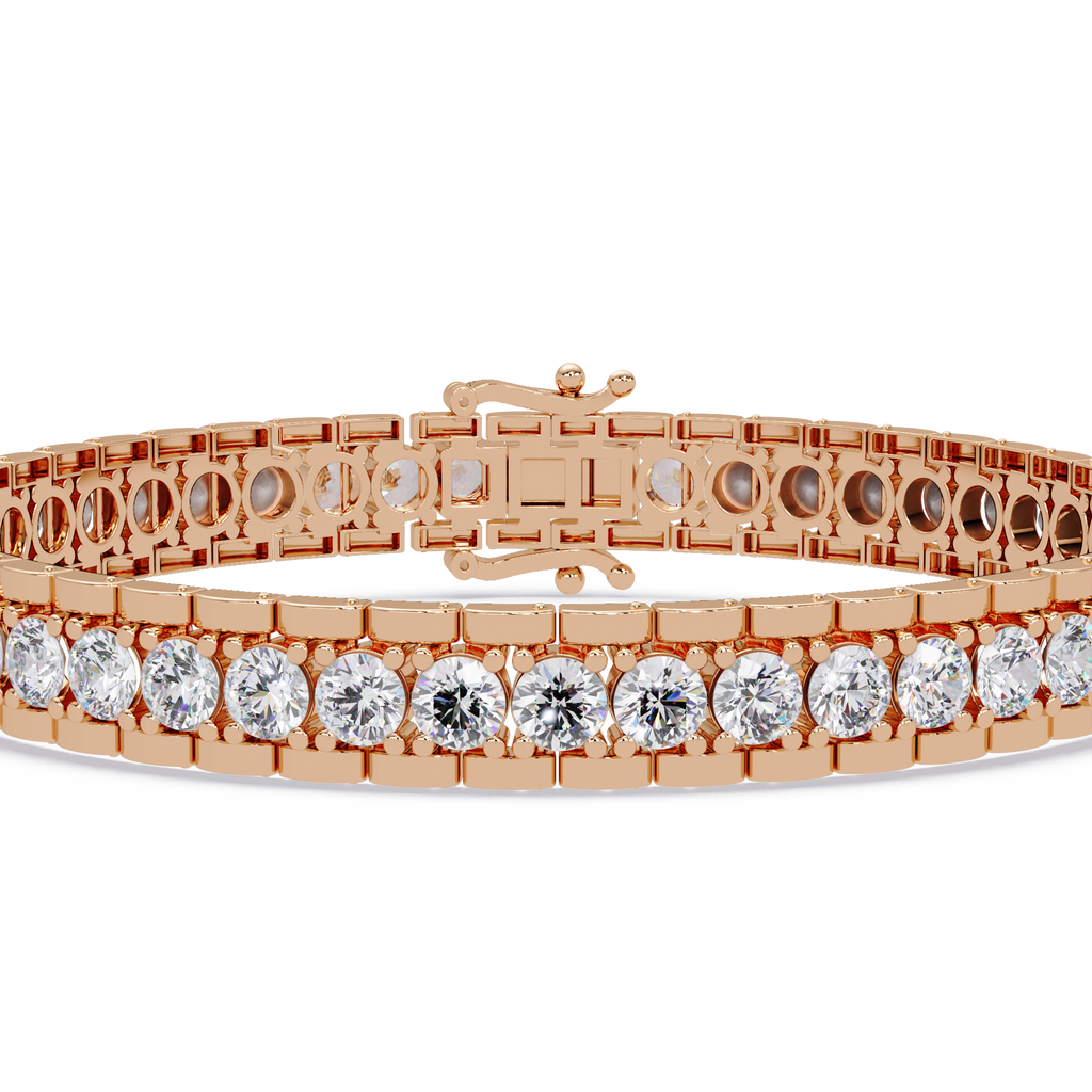 Classic Round Diamond Tennis Bracelet