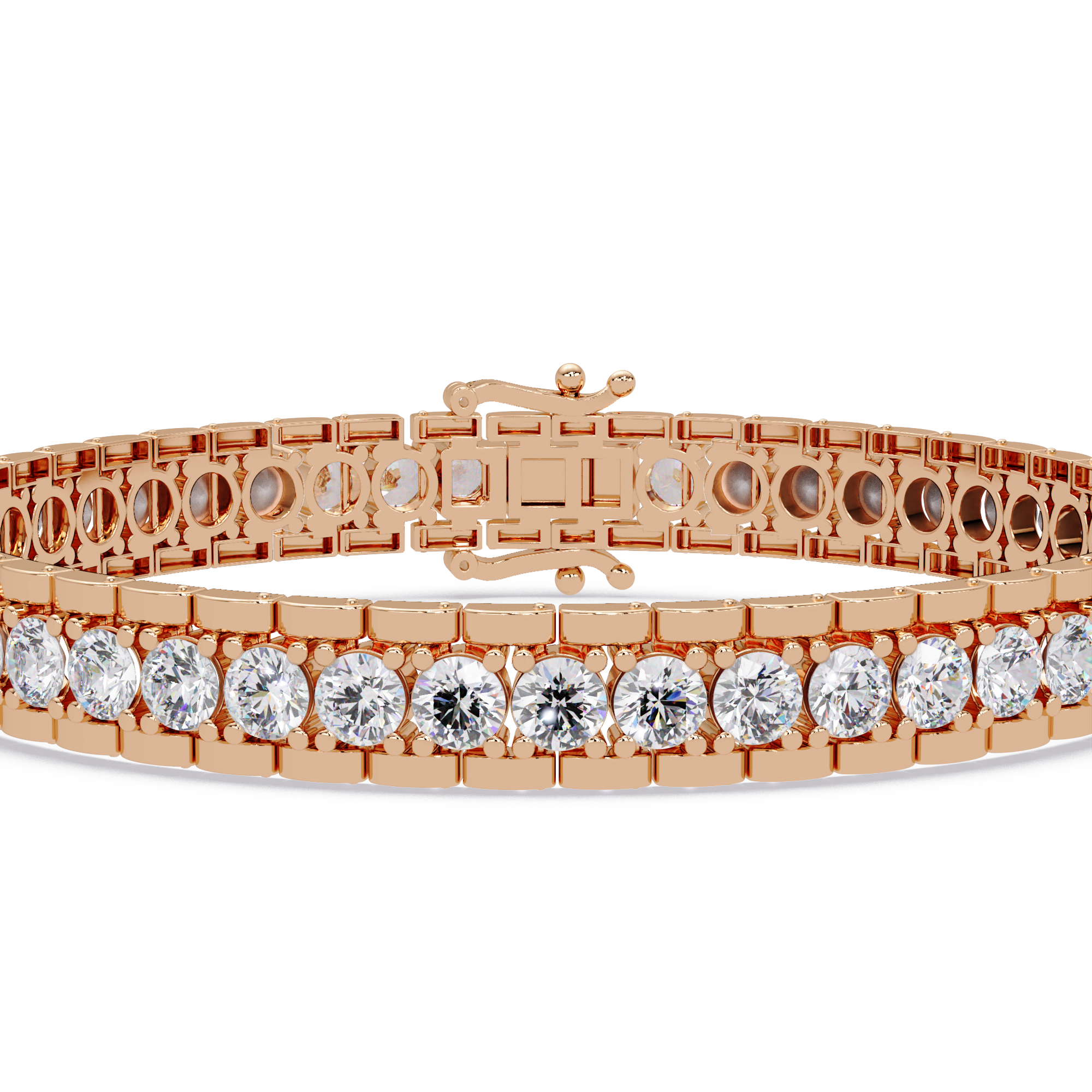 Classic Round Diamond Tennis Bracelet