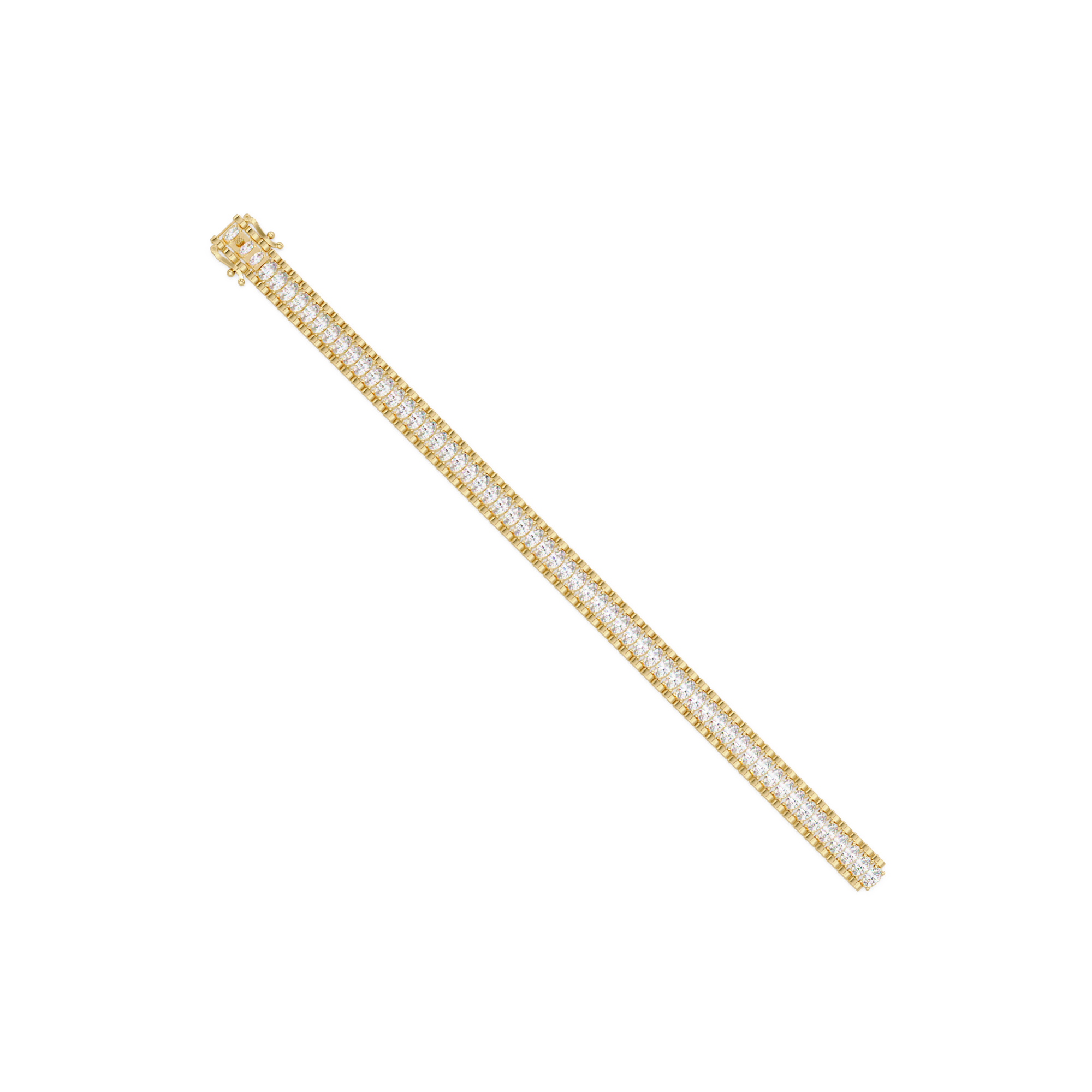 Oval Diamond Tennis Bracelet