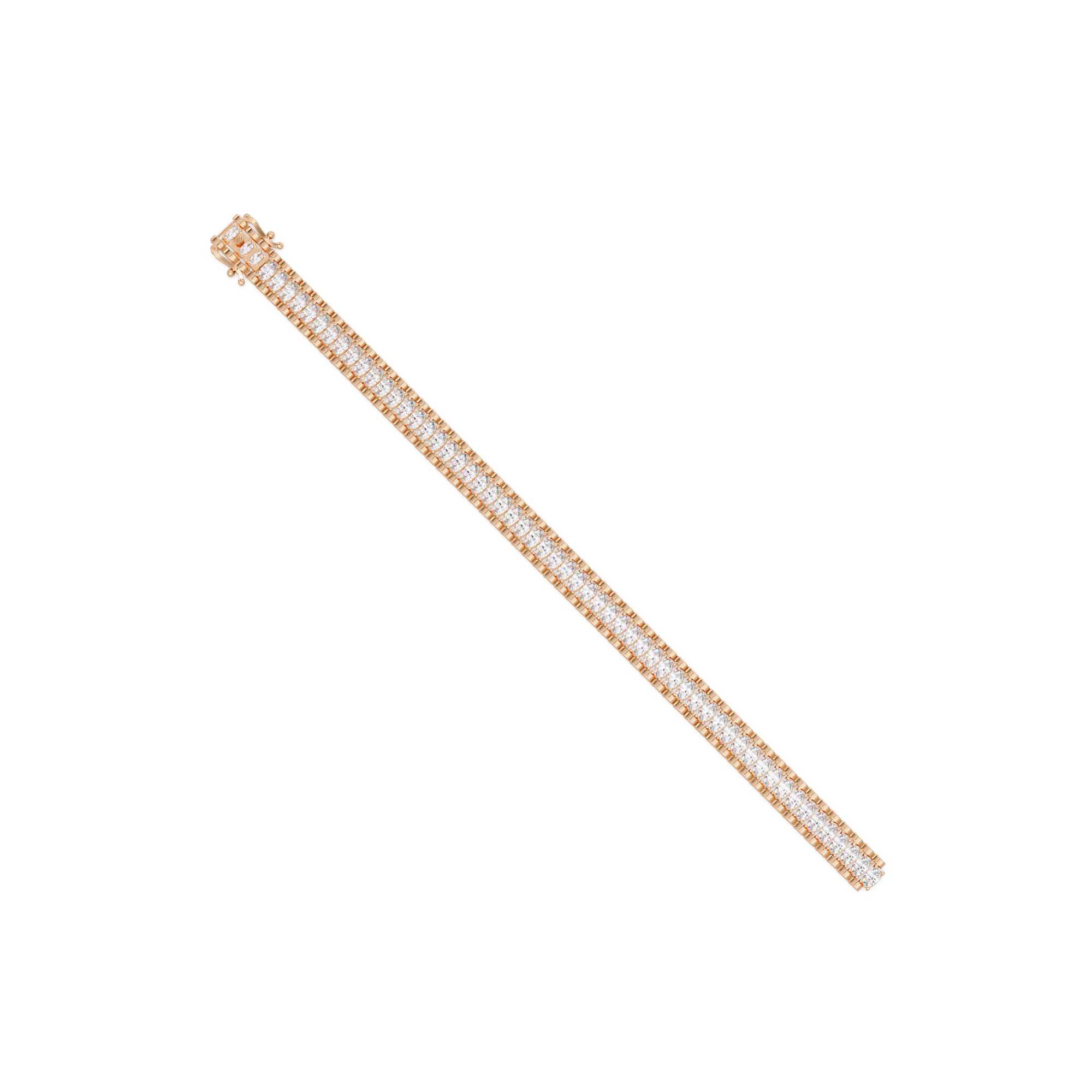Oval Diamond Tennis Bracelet