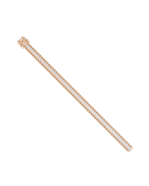Oval Diamond Tennis Bracelet