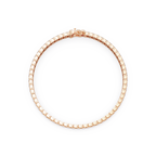 Oval Diamond Tennis Bracelet