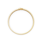 Oval Diamond Tennis Bracelet