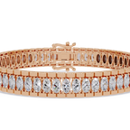 Oval Diamond Tennis Bracelet