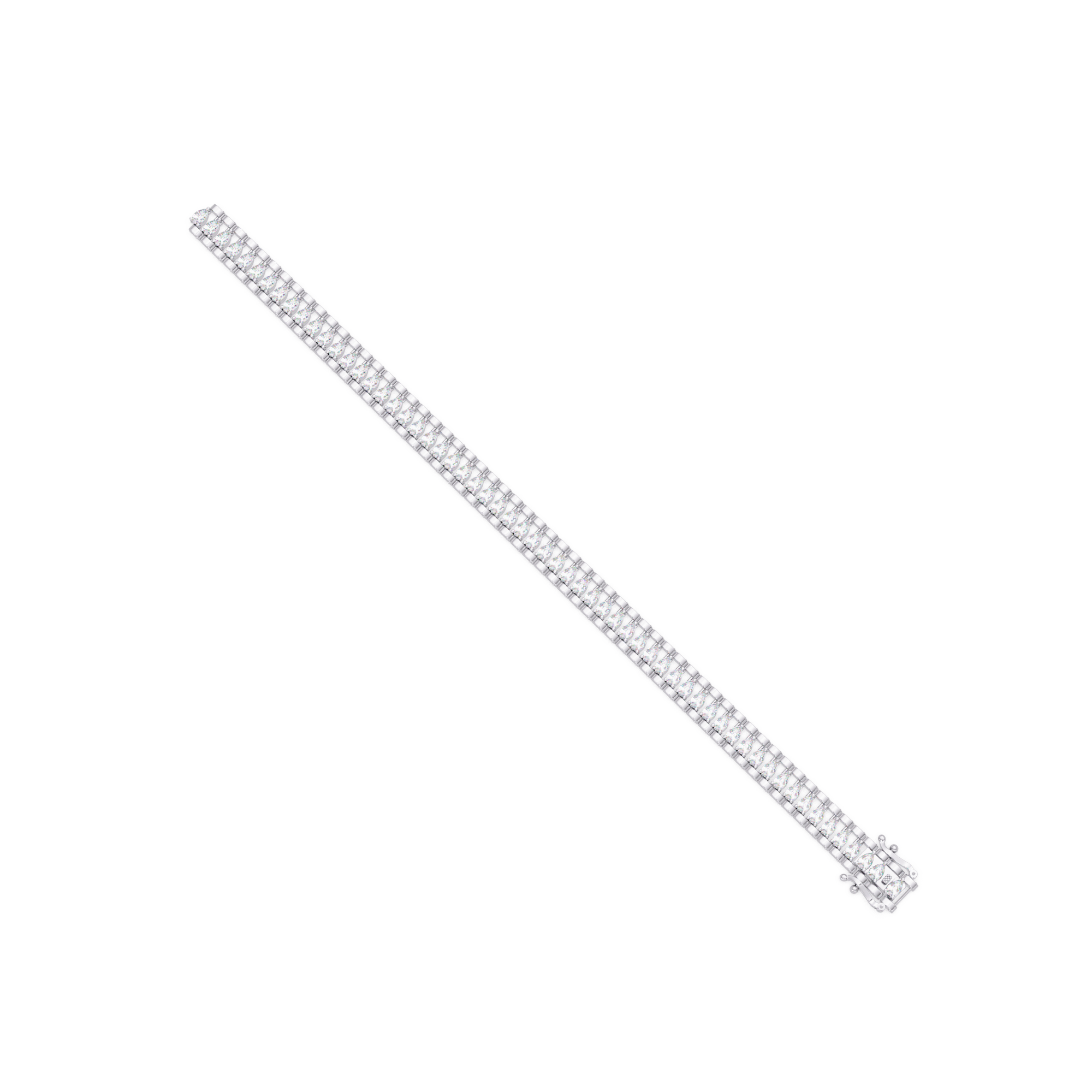 Round Diamond Tennis Bracelet