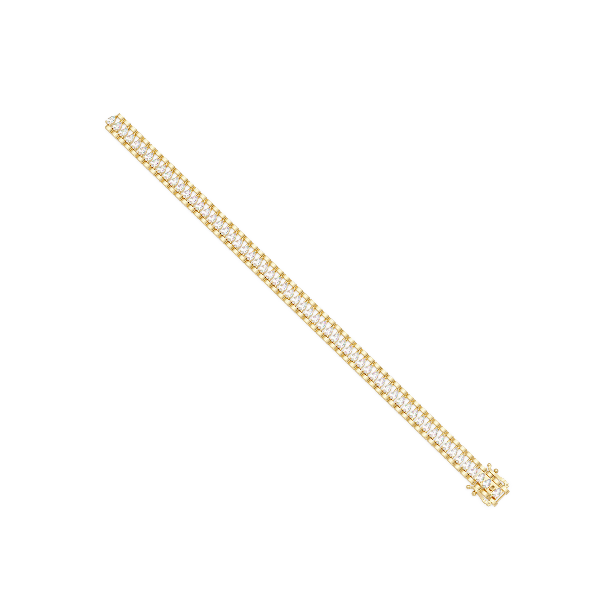 Round Diamond Tennis Bracelet