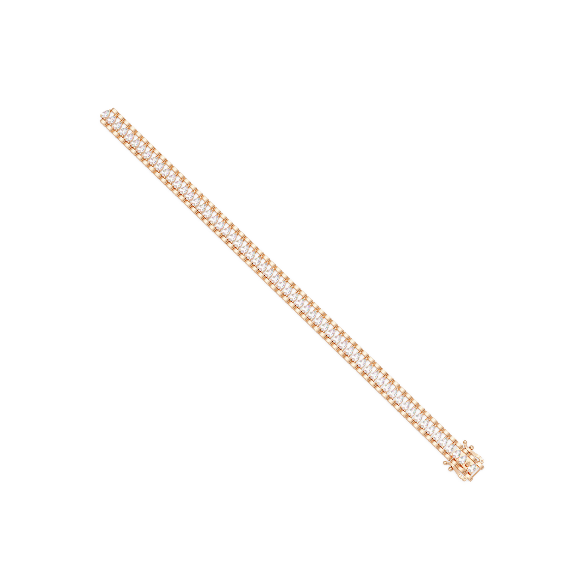 Round Diamond Tennis Bracelet