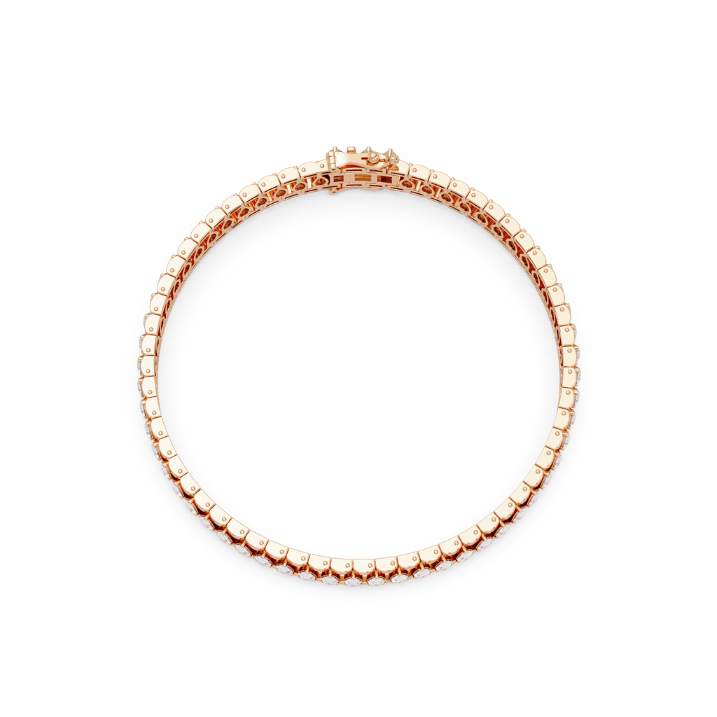 Round Diamond Tennis Bracelet