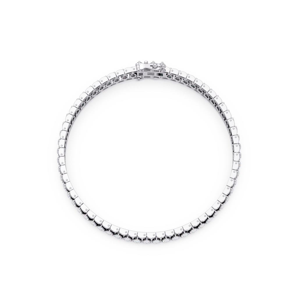 Round Diamond Tennis Bracelet
