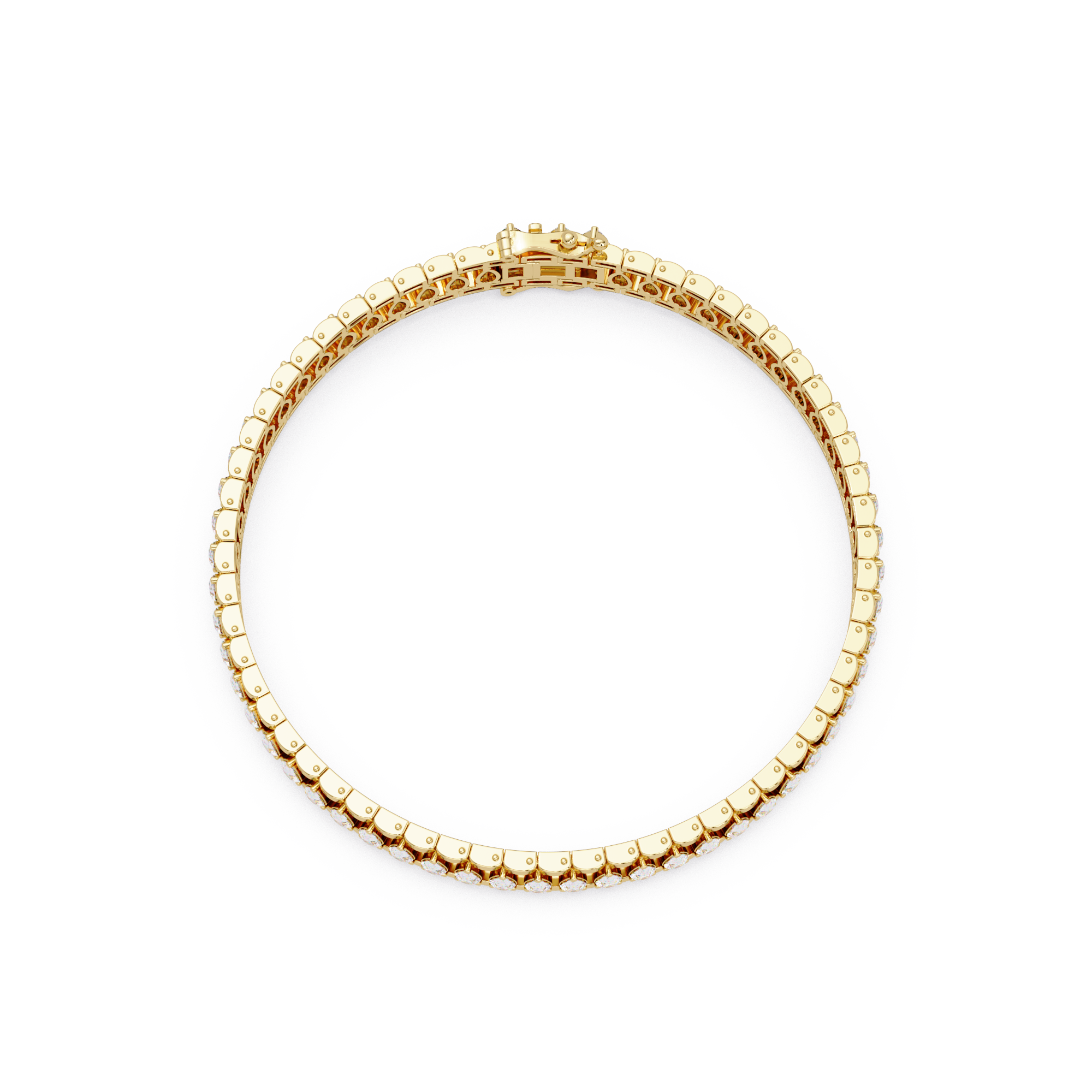 Round Diamond Tennis Bracelet