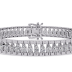 Round Diamond Tennis Bracelet