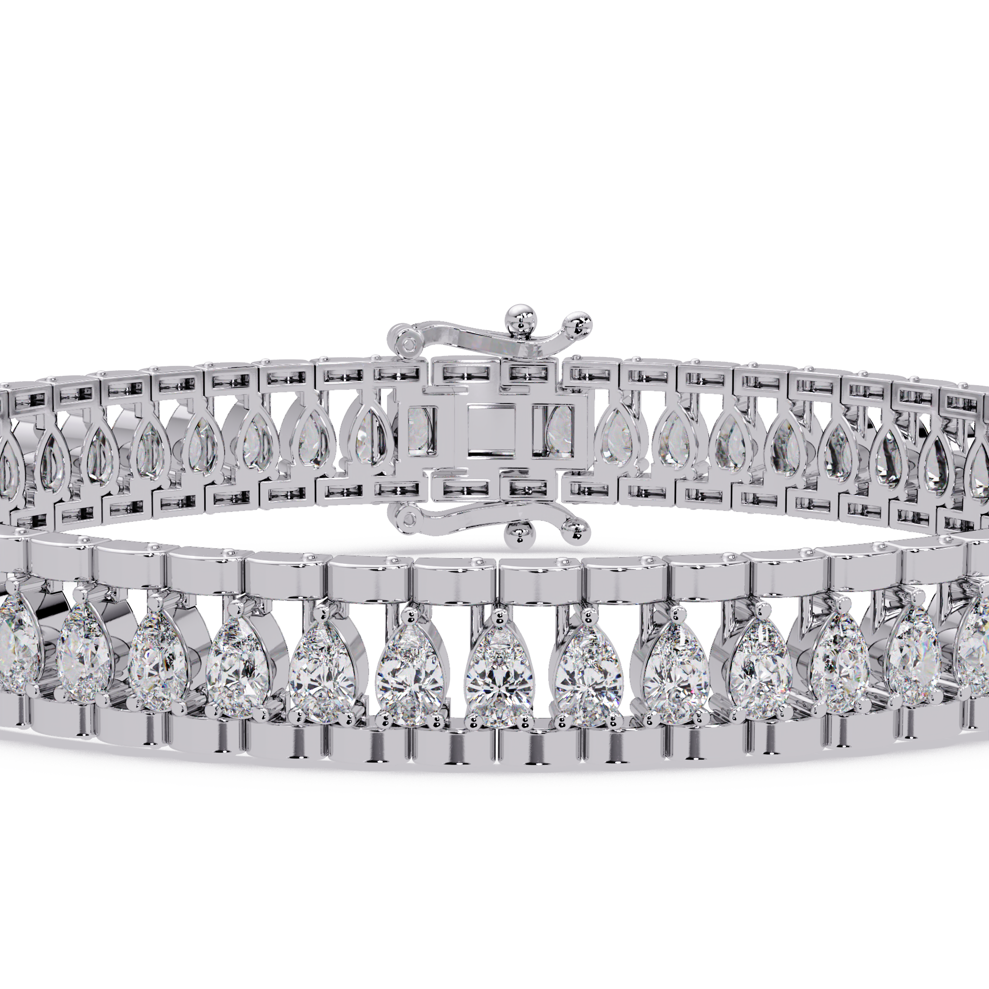 Round Diamond Tennis Bracelet