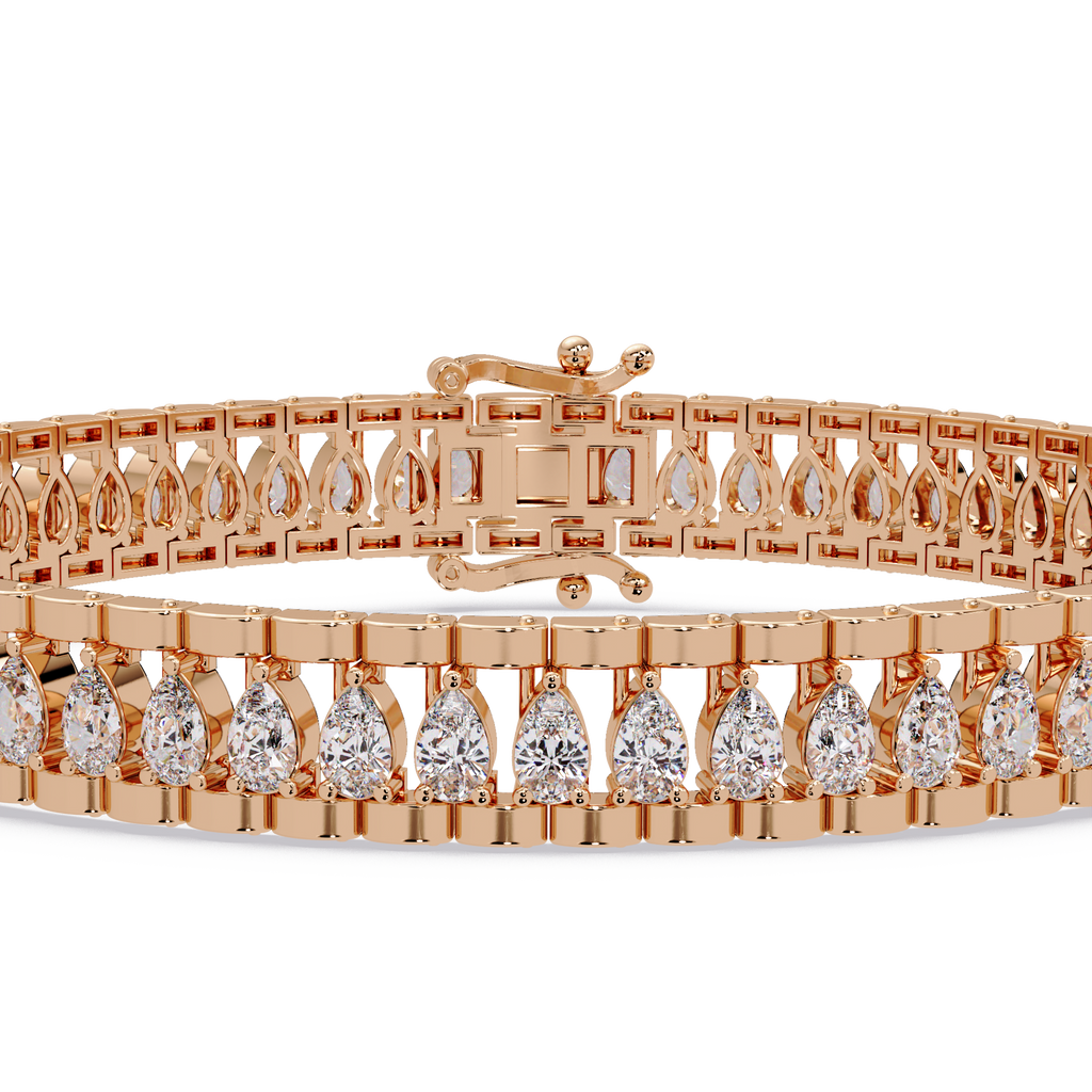 Round Diamond Tennis Bracelet