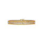 Luxury Round Cut Diamond Tennis Bracelet for Women