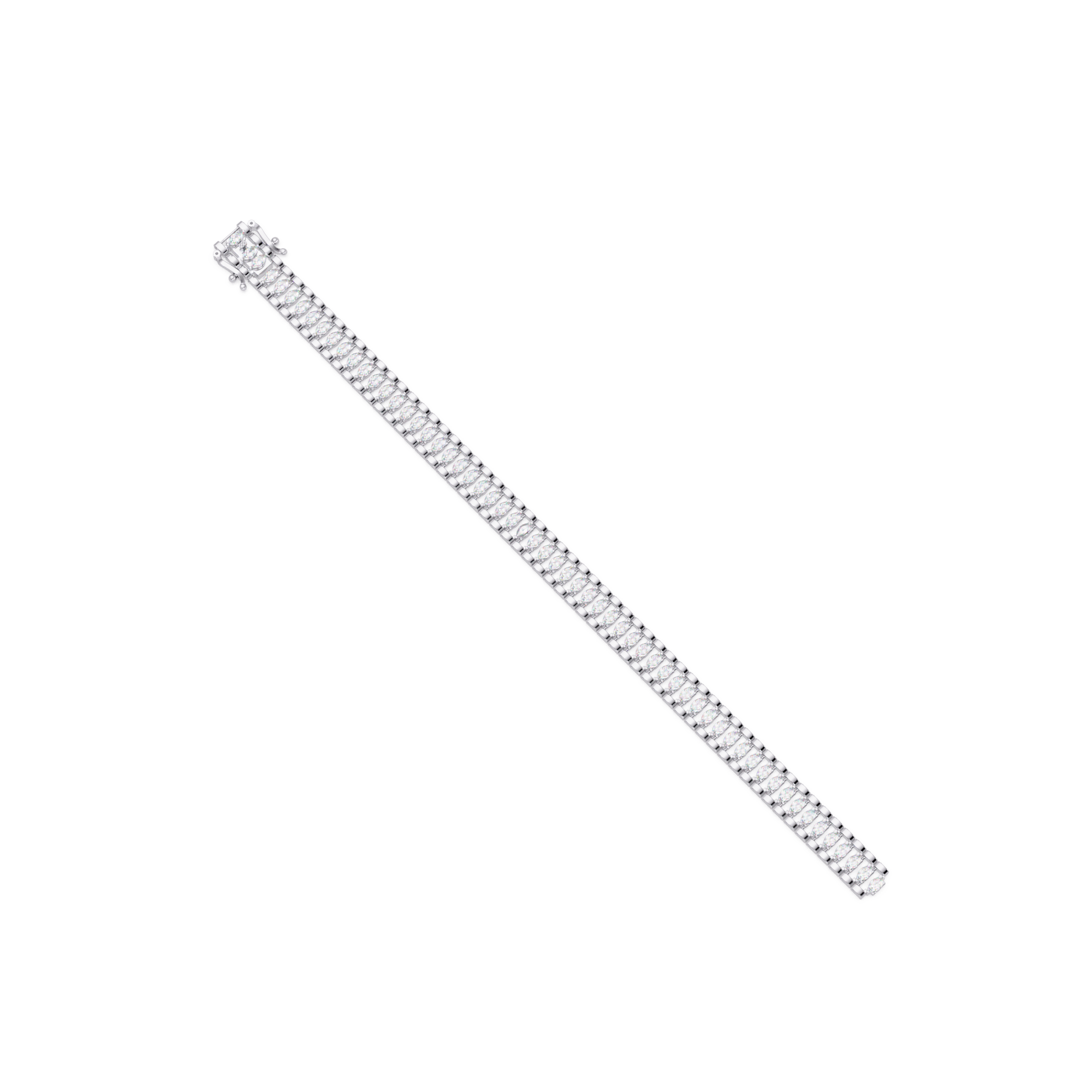 Luxury Round Cut Diamond Tennis Bracelet for Women