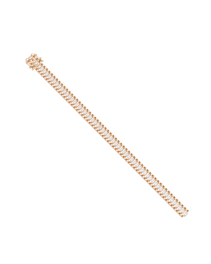 Luxury Round Cut Diamond Tennis Bracelet for Women